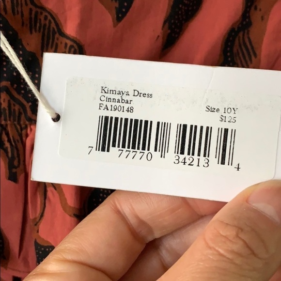 Ulla Johnson RARE Kids Kimaya Red Floral Dress - Picture 10 of 11